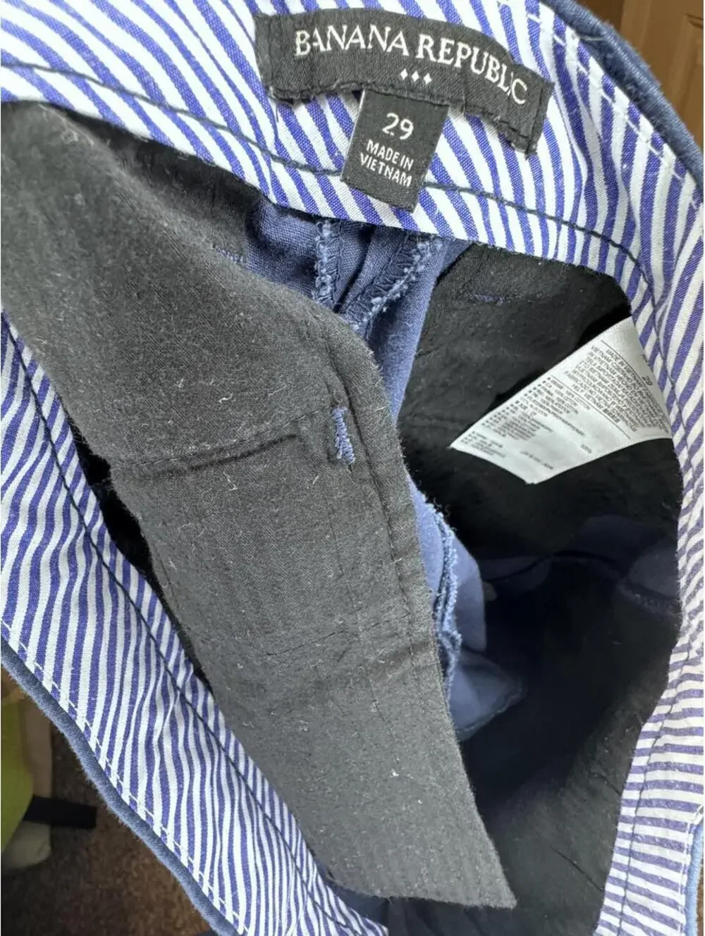 ✨ Banana Republic Navy Printed Chino Shorts | Size 29